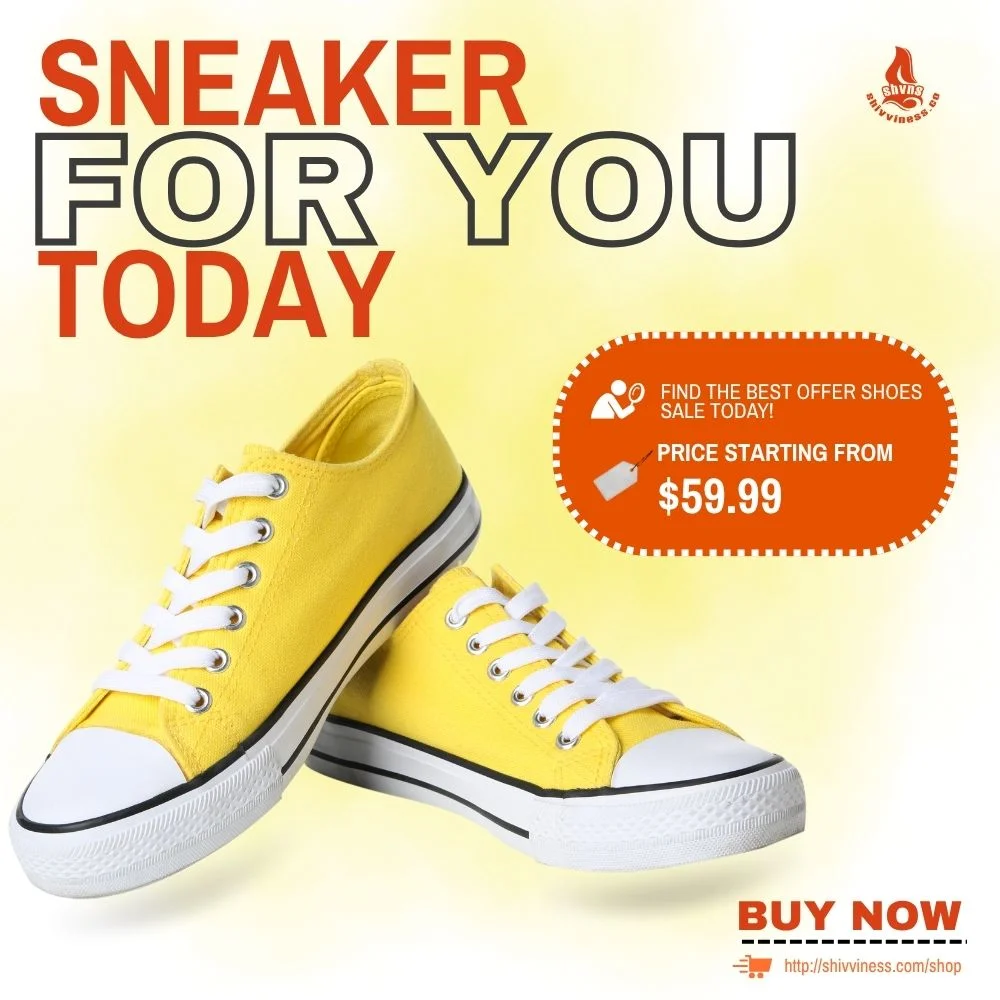 Typography Design ( Shoe Promotion )