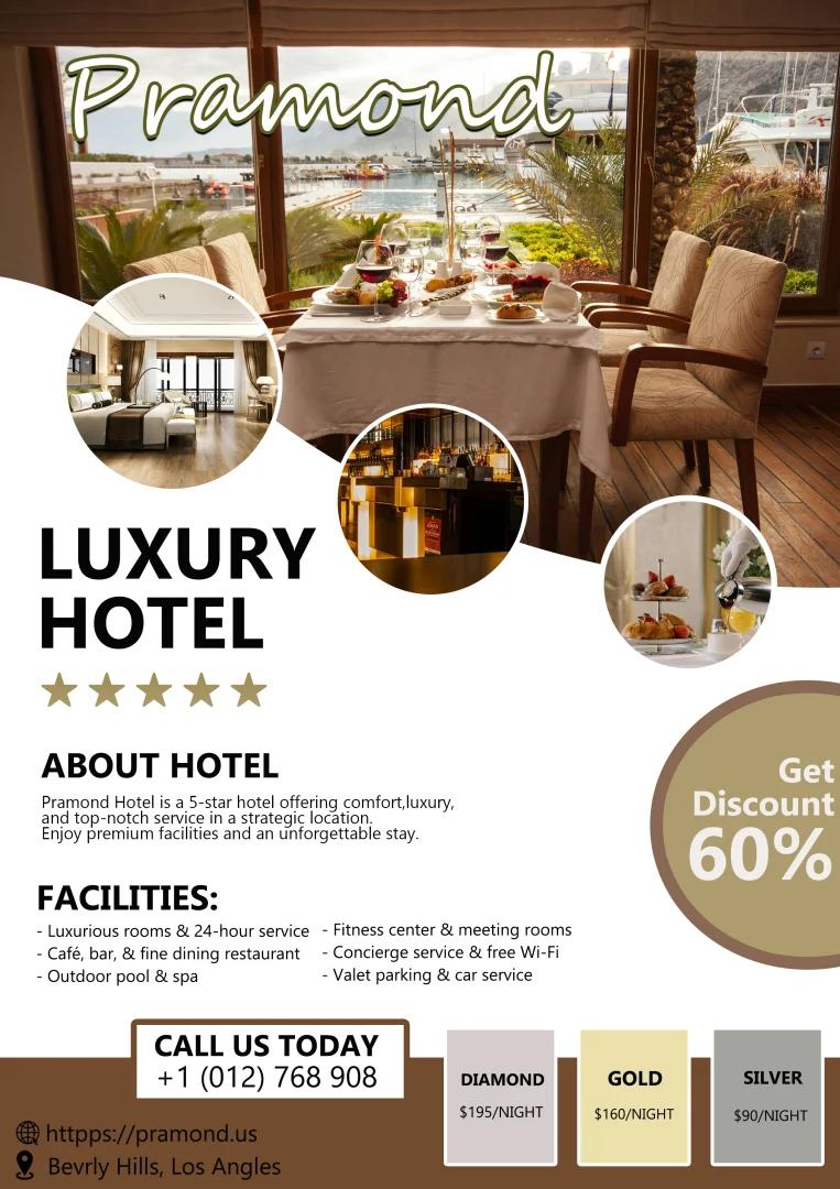 Advertising Design ( Flyer  Hotel)