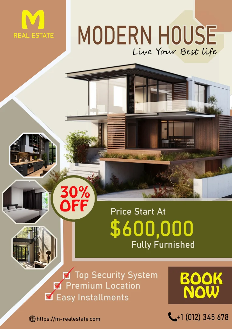 Advertising Design ( Flyer Real Estate )