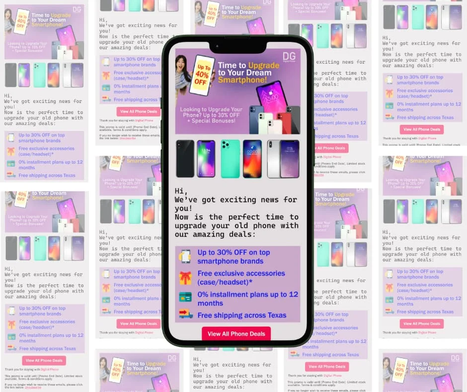 Email Marketing Design ( sales )