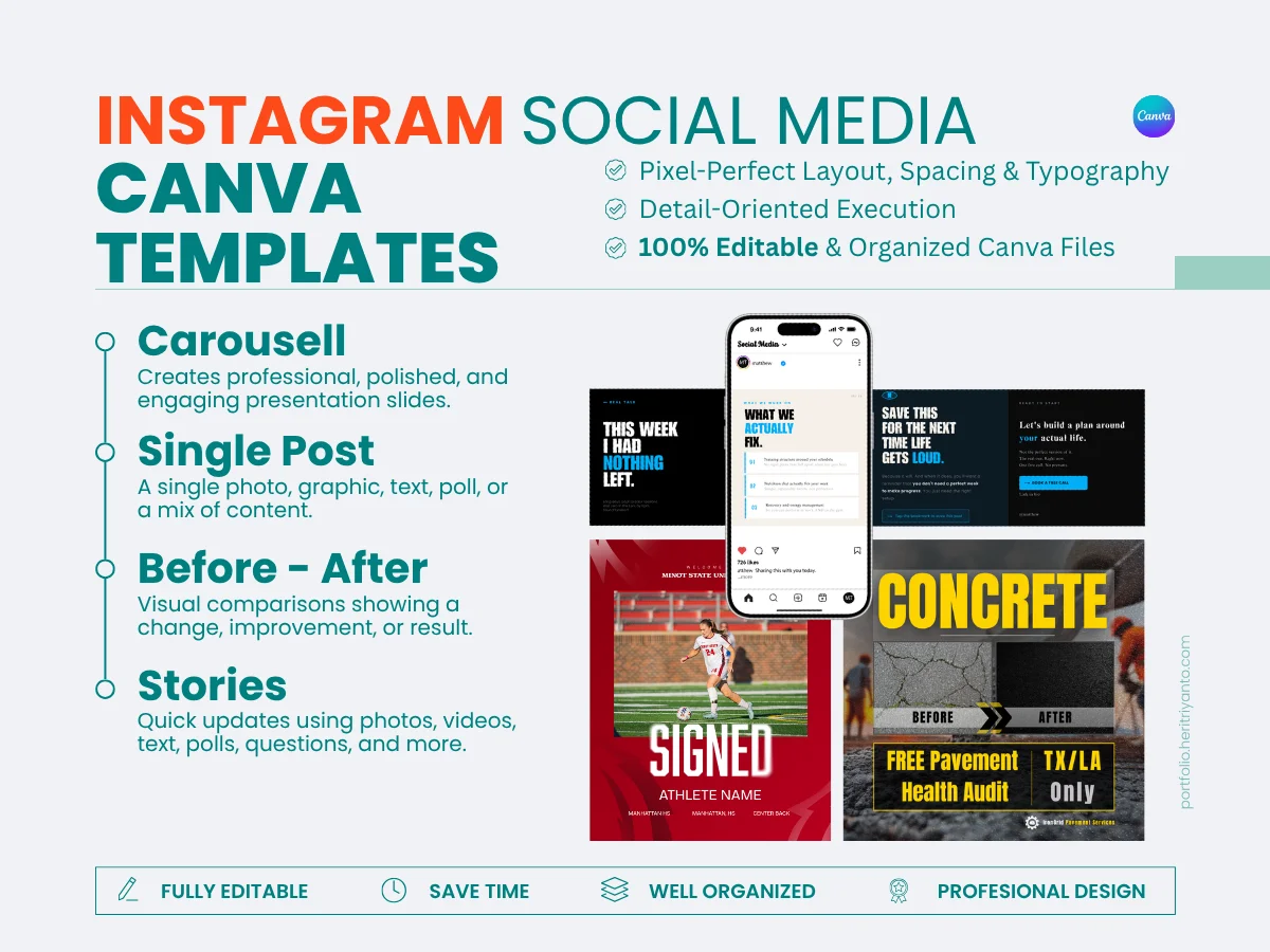 Instagram Design | Editable Canva Templates